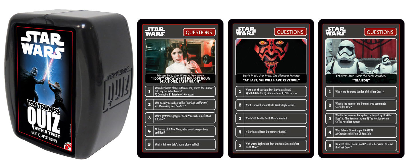 Star Wars Top Trumps: Caution! The Game Can Cause Nostalgia!